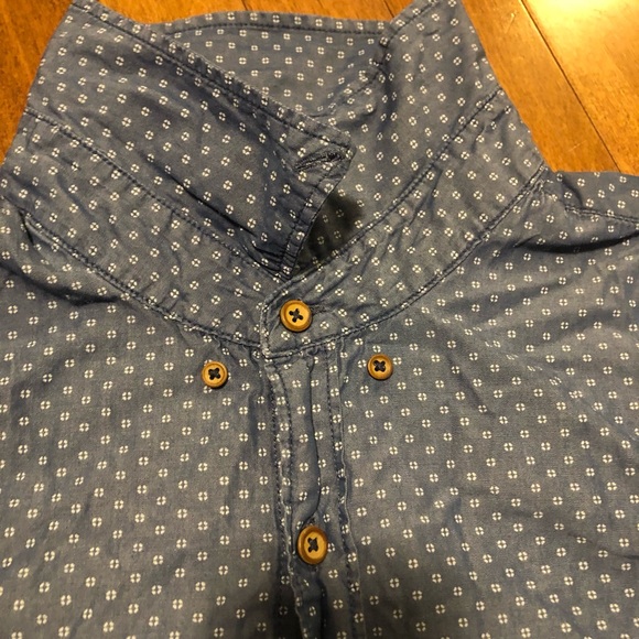 Men’s American Eagle Blue button up Shirt Men’s XL - Picture 4 of 5
